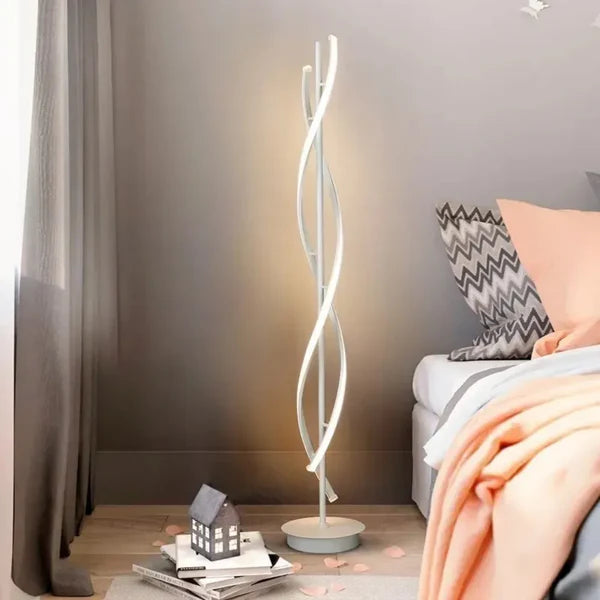 Moderne Spiraalvormige LED Vloerlamp