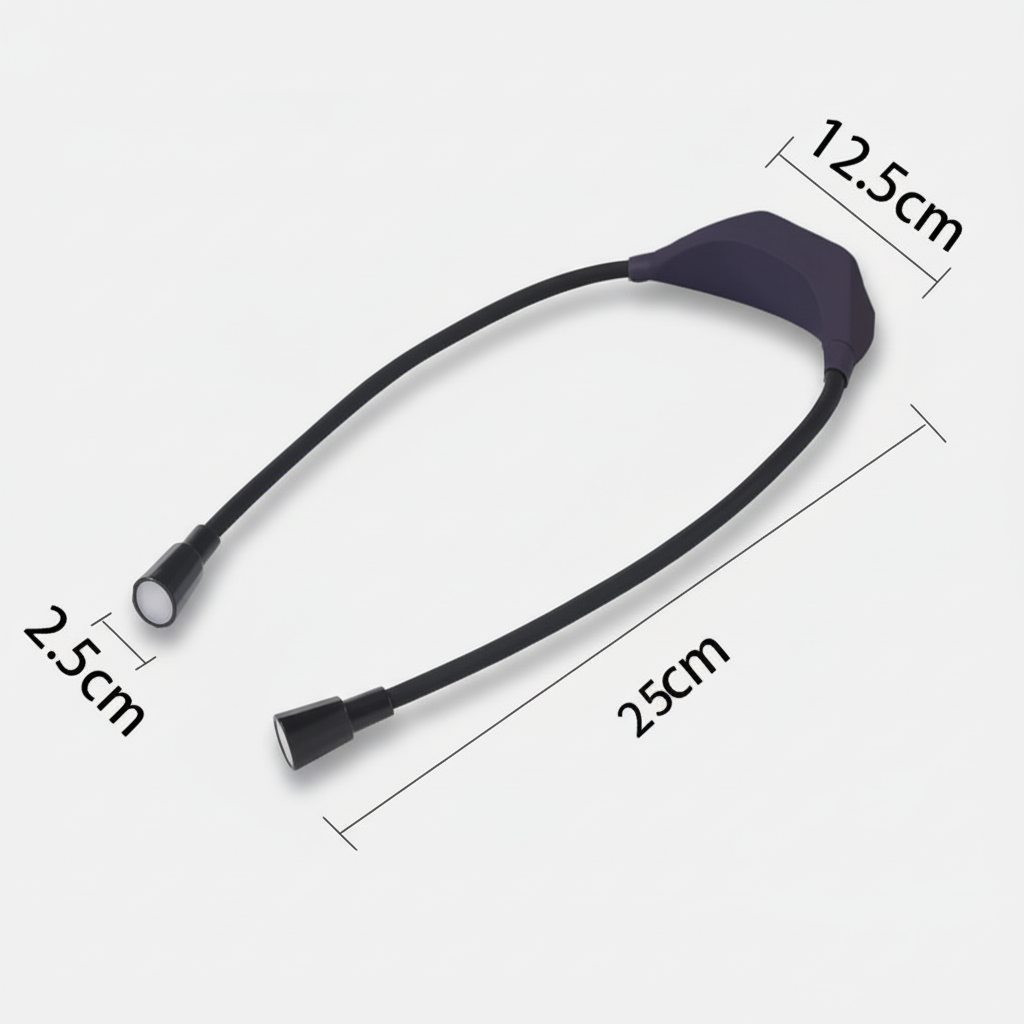 LED Lamp Neklamp Dimbare USB Oplaadbare Leesverlichting
