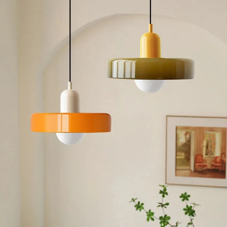 Bauglas Hanglamp – Retro Elegantie met Scandinavische Touch
