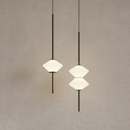 Art Deco Glazen Hanglamp met Zachte LED-verlichting