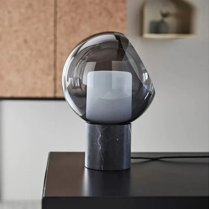 Moderne Glas en Hars Dome Tafellamp