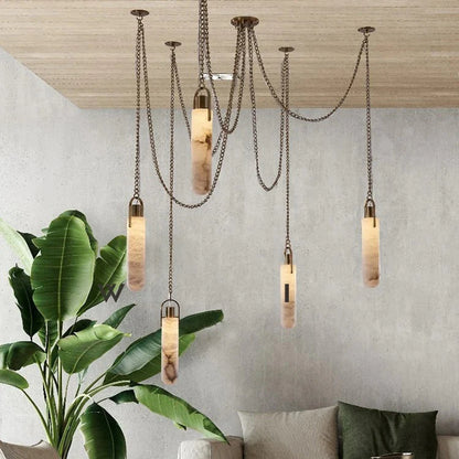 Yadira Marmer Luxe Chandelier Verlichting