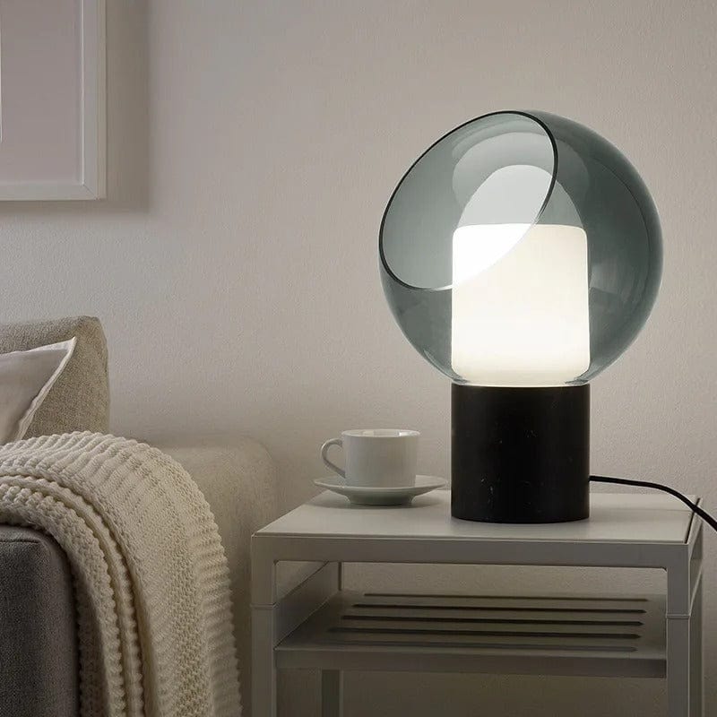 Moderne Glas en Hars Dome Tafellamp