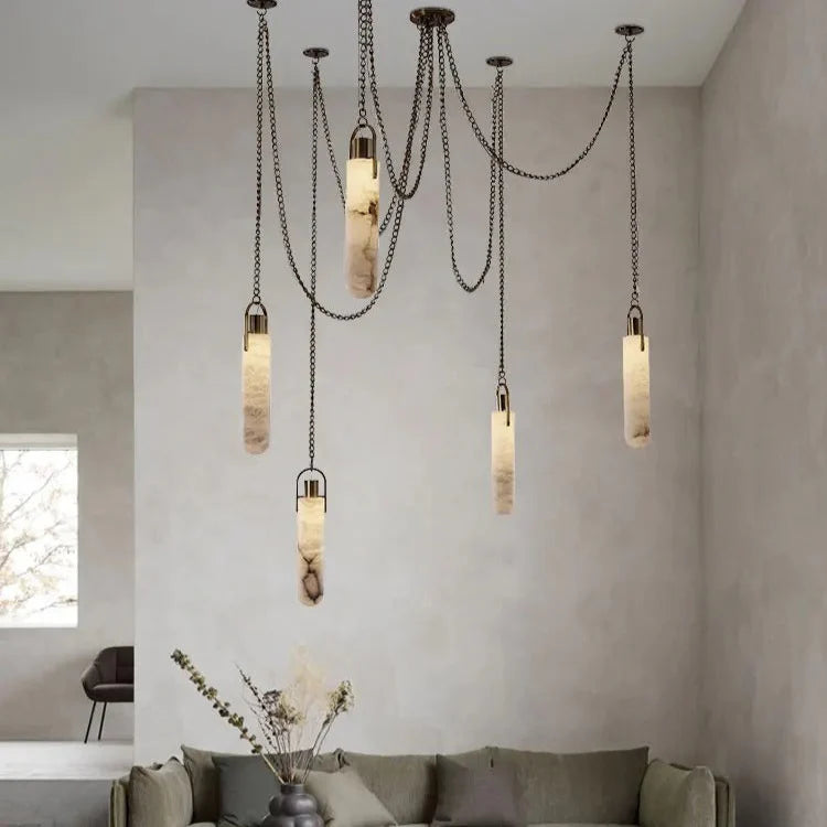 Yadira Marmer Luxe Chandelier Verlichting