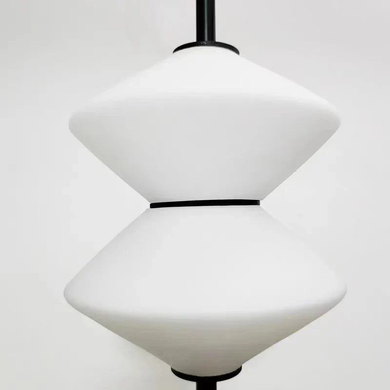 Art Deco Glazen Hanglamp met Zachte LED-verlichting