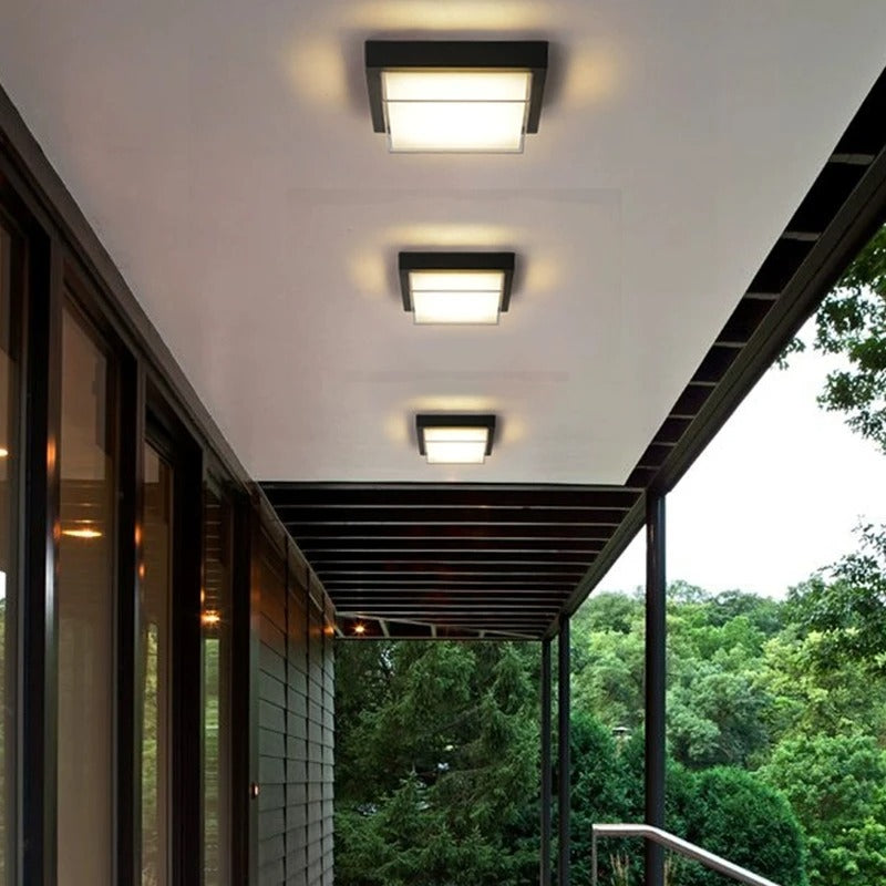 Stijlvolle Weerbestendige LED Buiten Plafondlamp