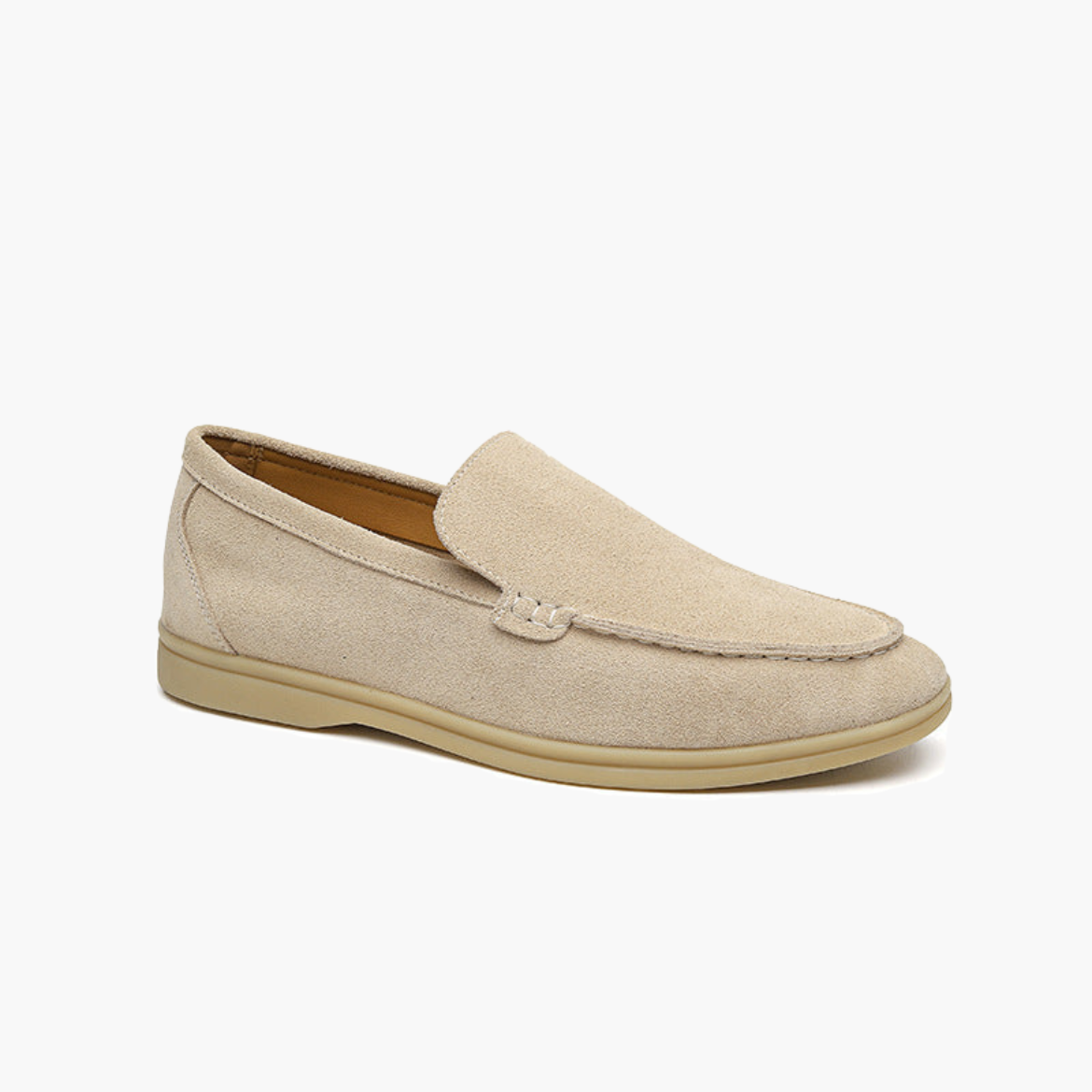 Men's Brushed Suede Loafers Slip-On | Casual Loafers - Image 2
