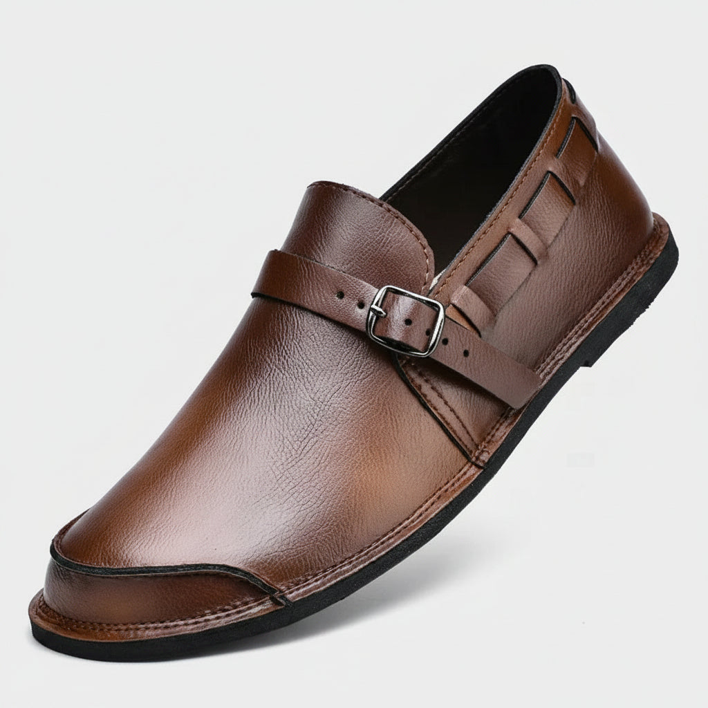 Men's Buckled Loafers | Casual Shoes - Image 1