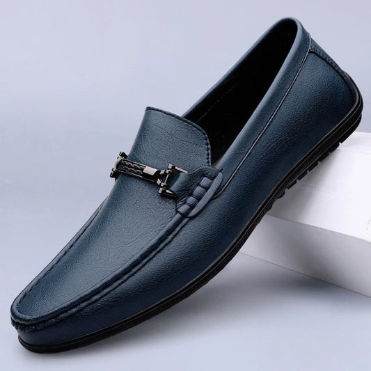 Men's Casual Loafers Genuine | Slip-On - Image 1