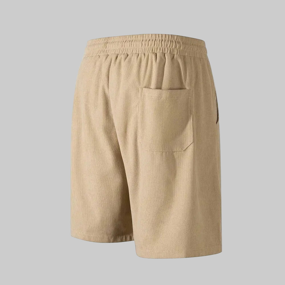 Men's Corduroy Swim Short Casual | Beach Wear - Image 1