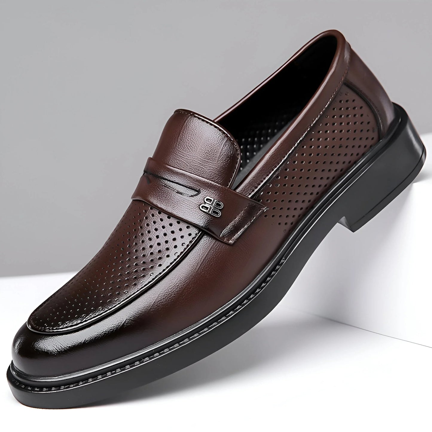 Men's Dress Loafers Cushioned Insole | Slip-On - Image 1