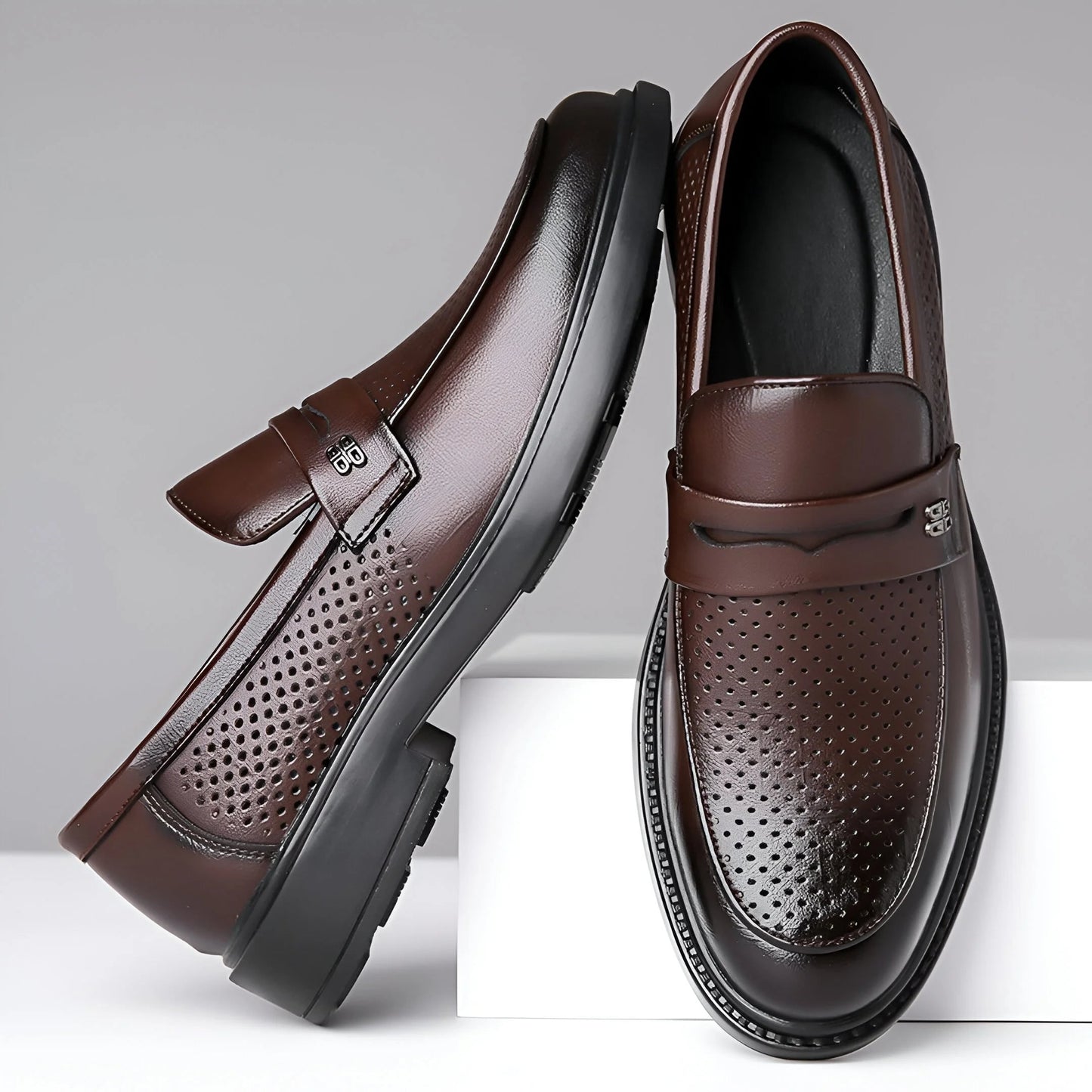 Men's Dress Loafers Cushioned Insole | Slip-On - Image 2