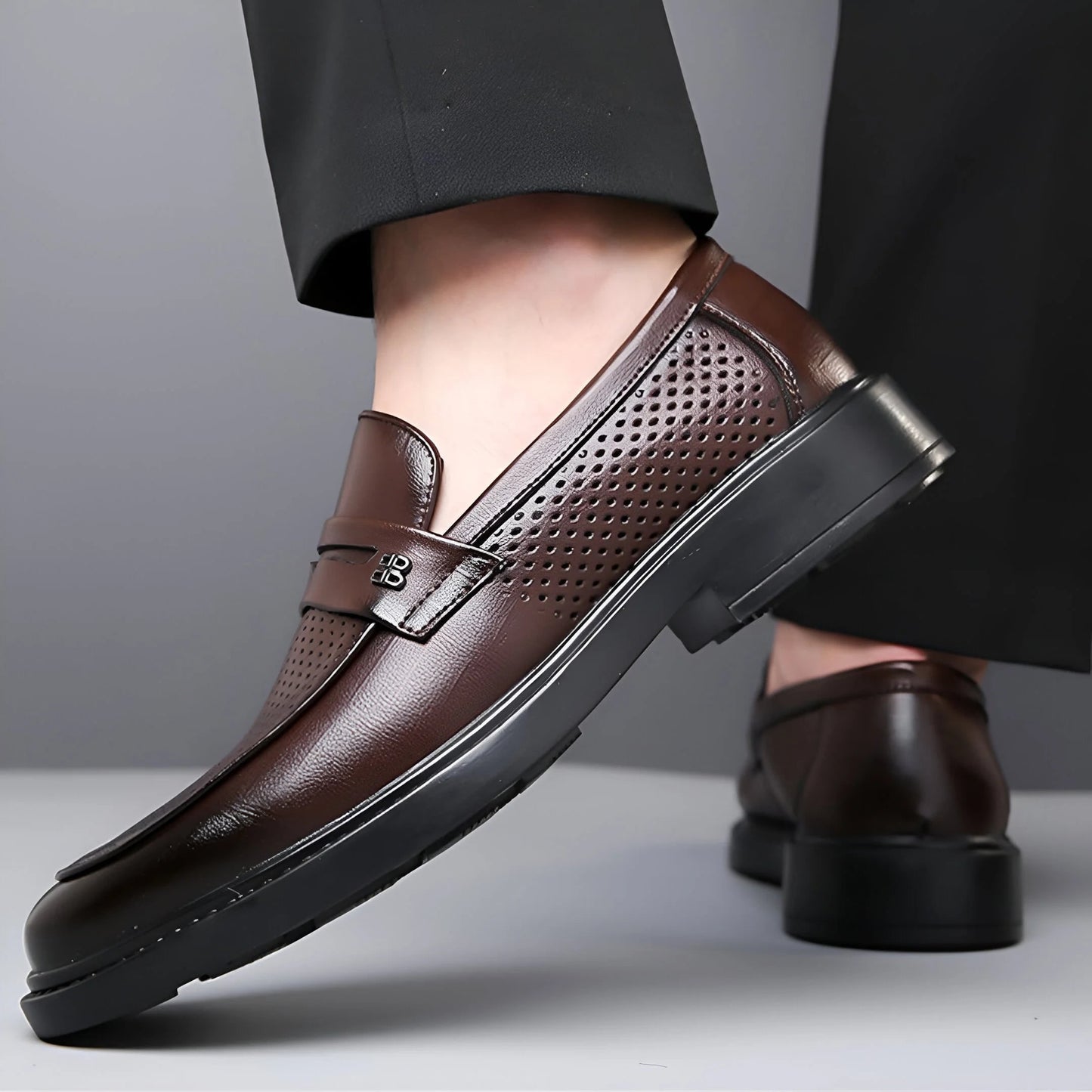 Men's Dress Loafers Cushioned Insole | Slip-On - Image 3