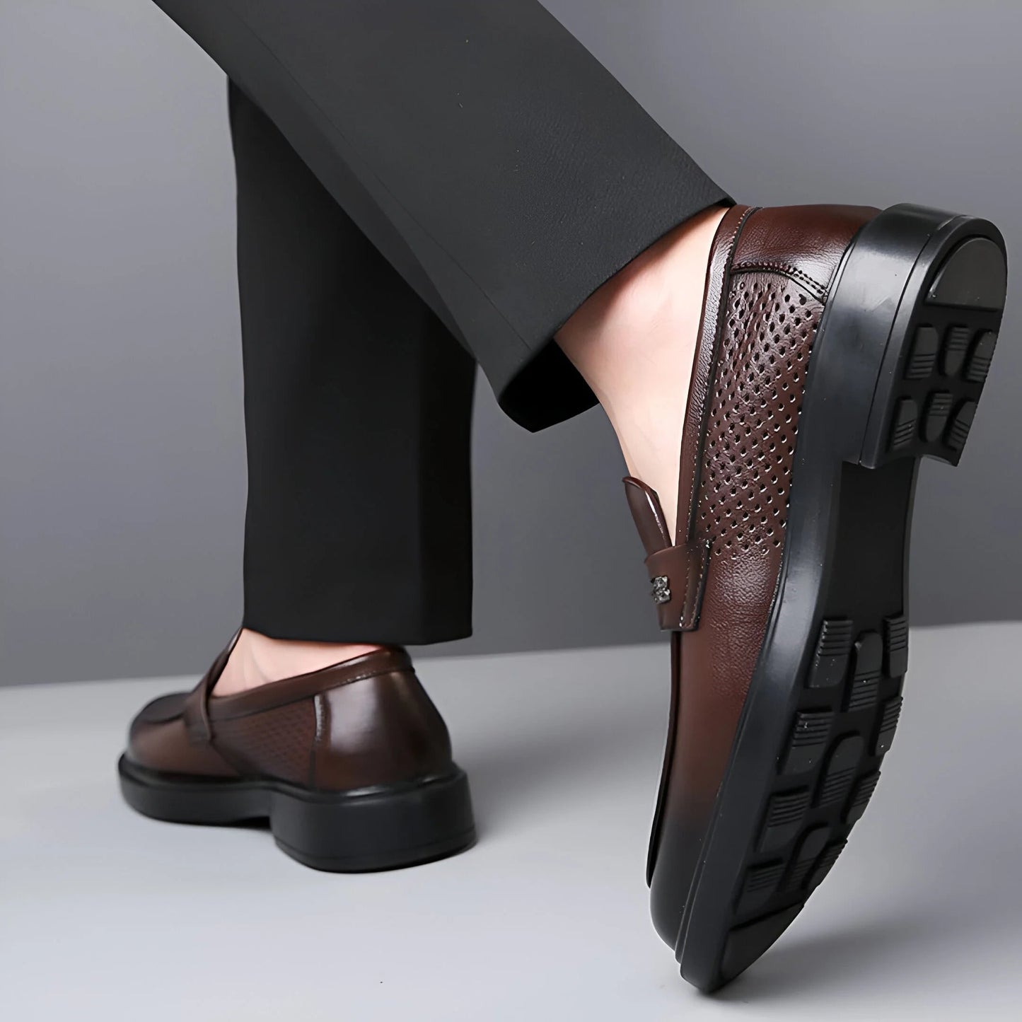 Men's Dress Loafers Cushioned Insole | Slip-On - Image 4
