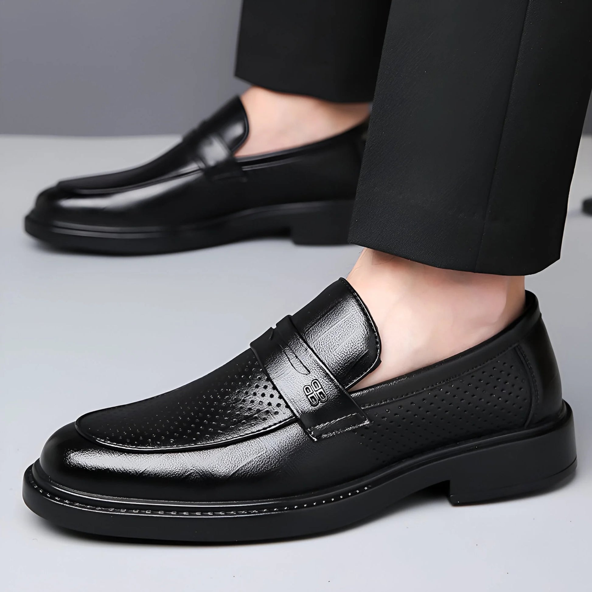 Men's Dress Loafers Cushioned Insole | Slip-On - Image 7