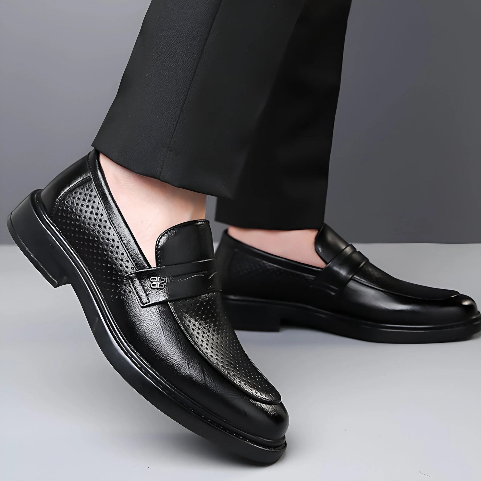 Men's Dress Loafers Cushioned Insole | Slip-On - Image 8