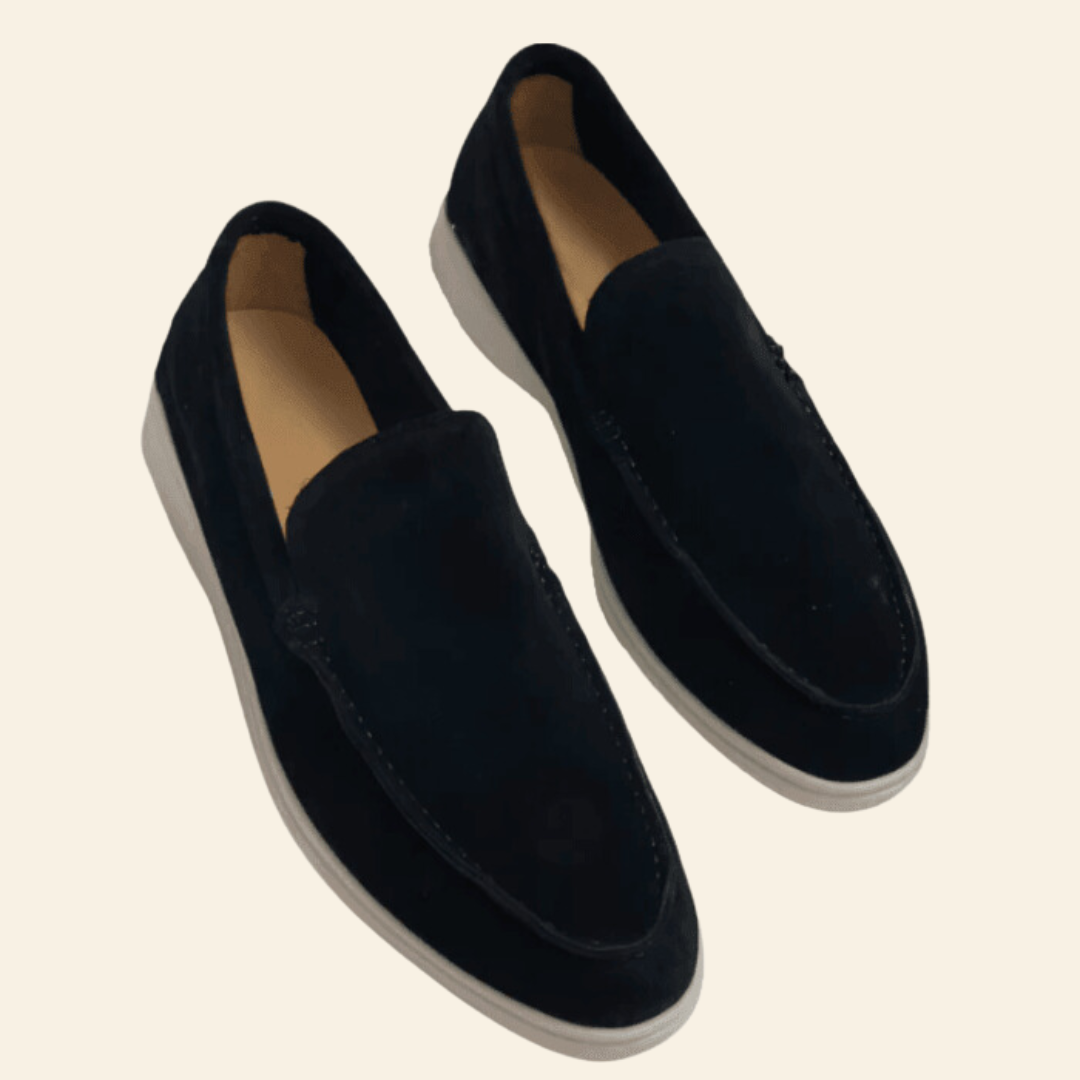 Men's Flexible Suede Loafers Slip-On | Casual Shoes - Image 3