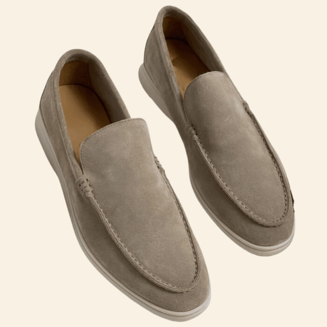 Men's Flexible Suede Loafers Slip-On | Casual Shoes - Image 4