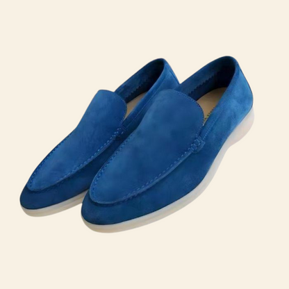 Men's Flexible Suede Loafers Slip-On | Casual Shoes - Image 6