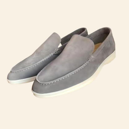 Men's Flexible Suede Loafers Slip-On | Casual Shoes - Image 8
