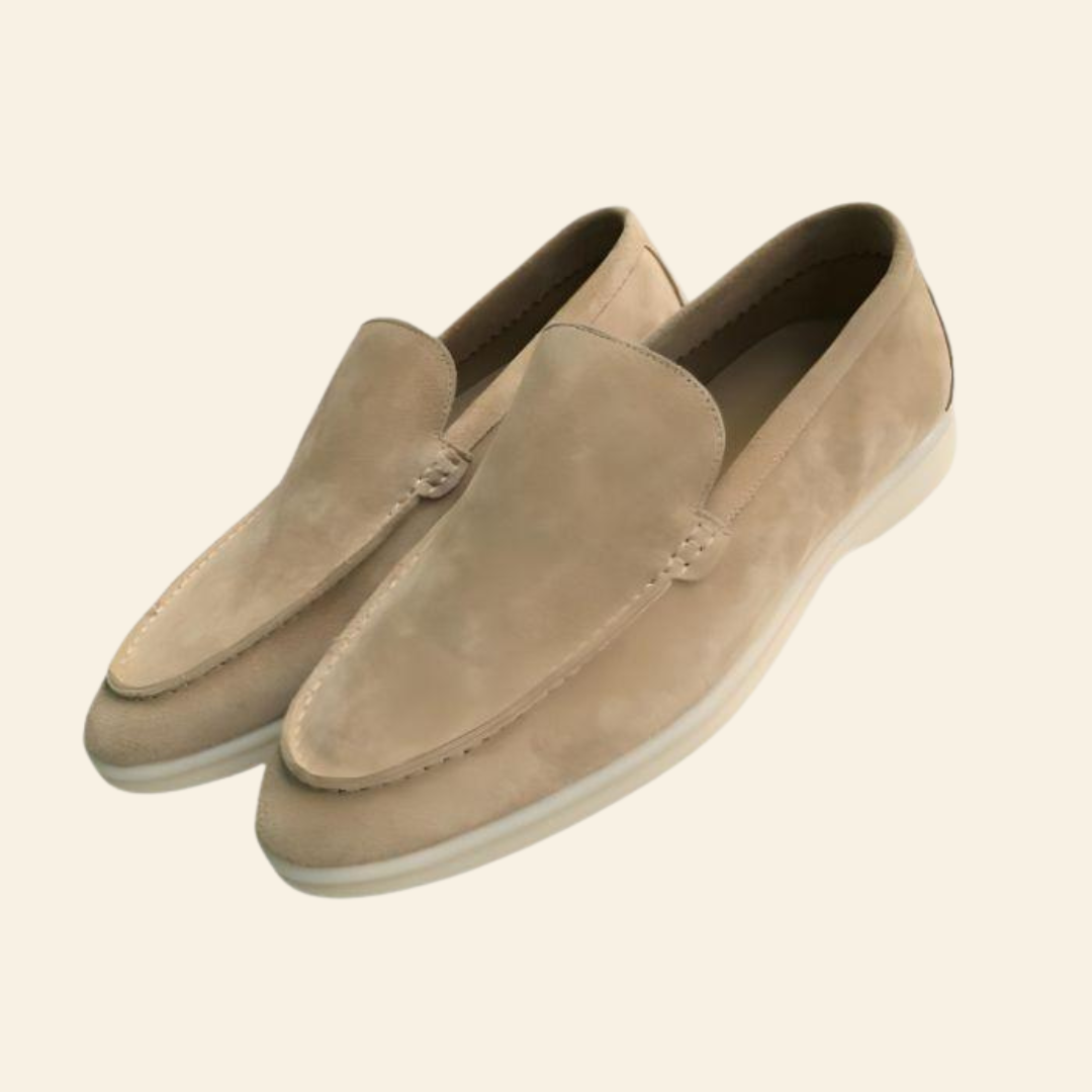 Men's Flexible Suede Loafers Slip-On | Casual Shoes - Image 9