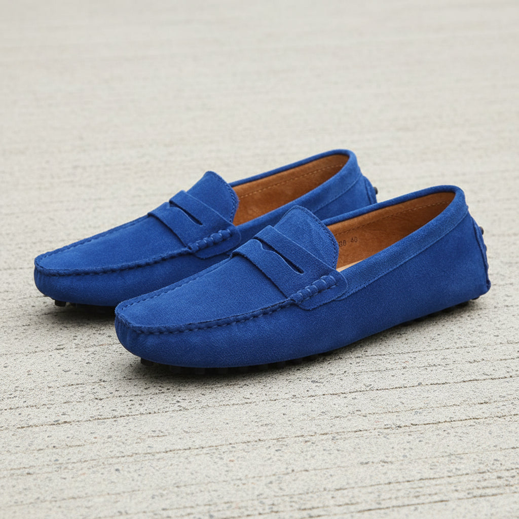 Men's Italian Loafers Suede Slip-On | Casual Loafers - Image 10