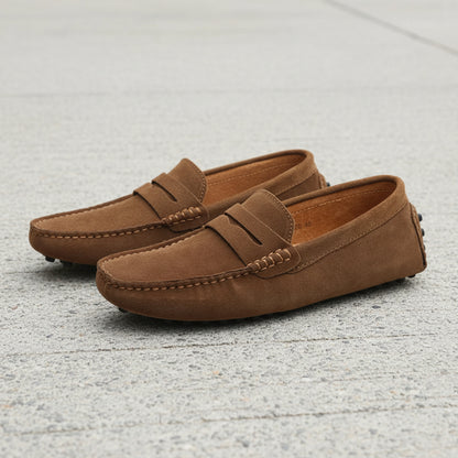 Men's Italian Loafers Suede Slip-On | Casual Loafers - Image 11
