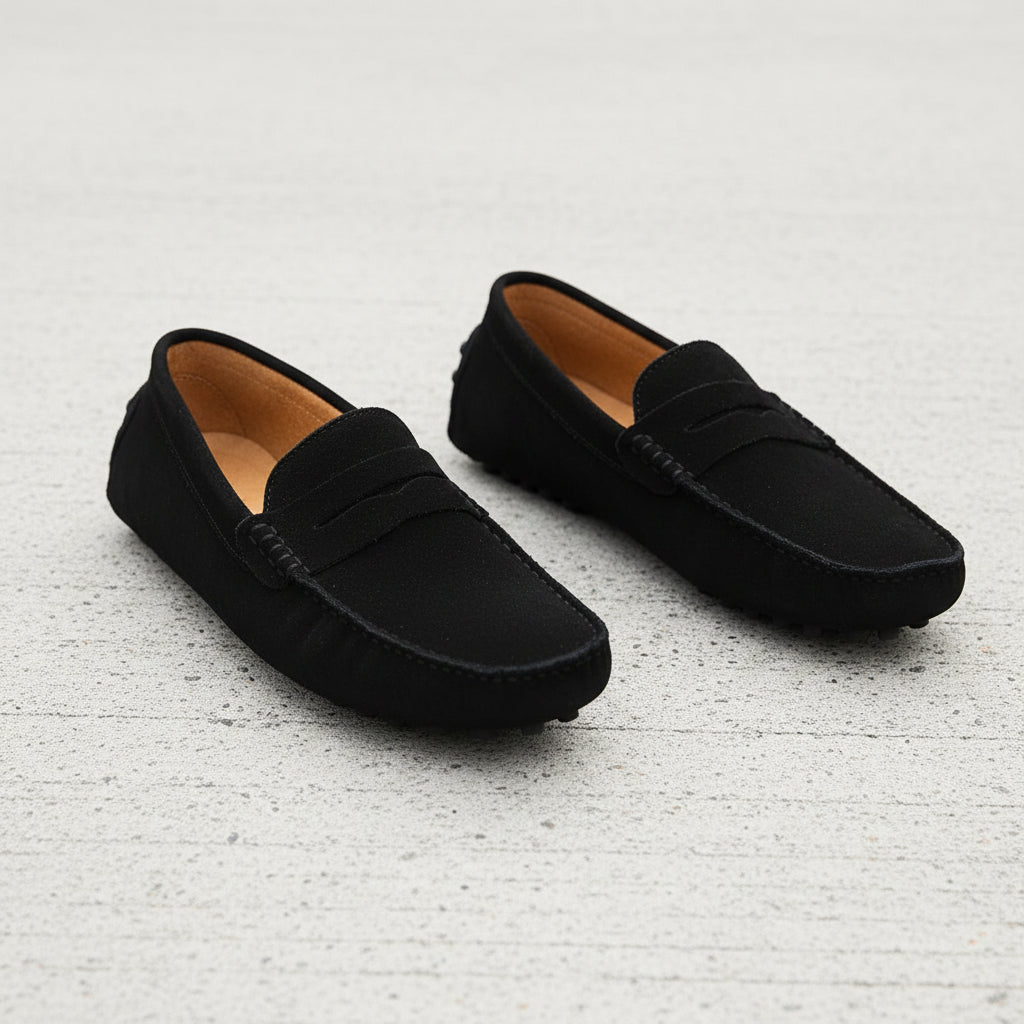 Men's Italian Loafers Suede Slip-On | Casual Loafers - Image 12