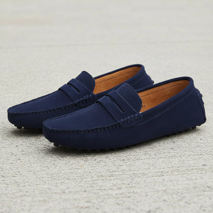 Men's Italian Loafers Suede Slip-On | Casual Loafers - Image 2