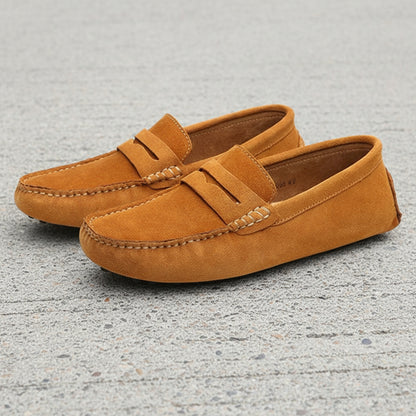 Men's Italian Loafers Suede Slip-On | Casual Loafers - Image 3