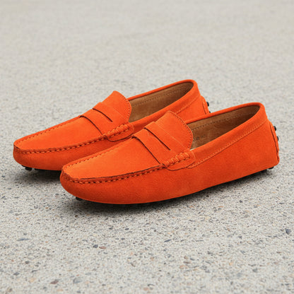 Men's Italian Loafers Suede Slip-On | Casual Loafers - Image 5