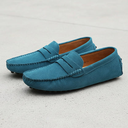 Men's Italian Loafers Suede Slip-On | Casual Loafers - Image 9