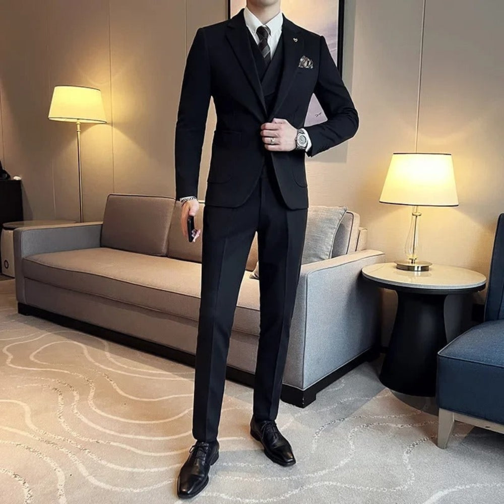 Men's Linnen Business Suit Formal | Office Wear - Image 1