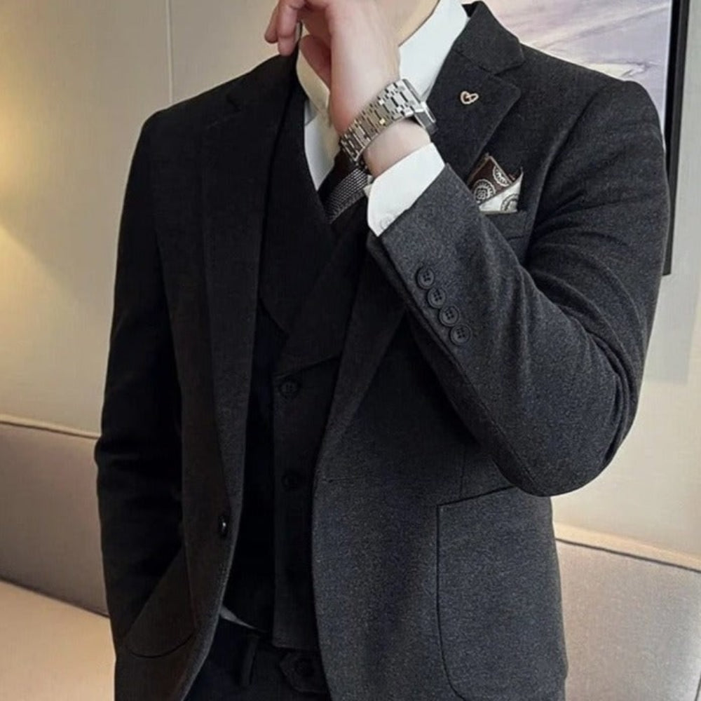 Men's Linnen Business Suit Formal | Office Wear - Image 4