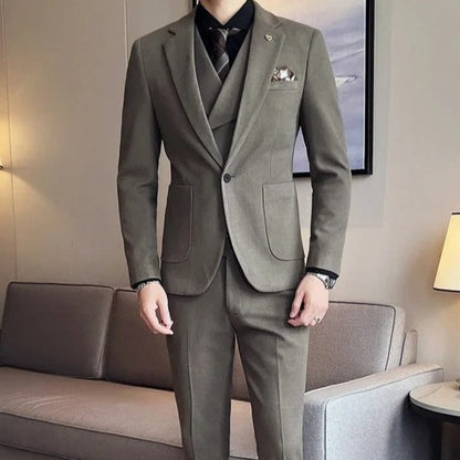 Men's Linnen Business Suit Formal | Office Wear - Image 5