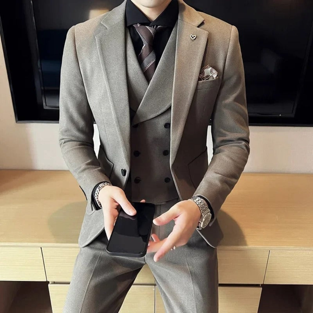 Men's Linnen Business Suit Formal | Office Wear - Image 6
