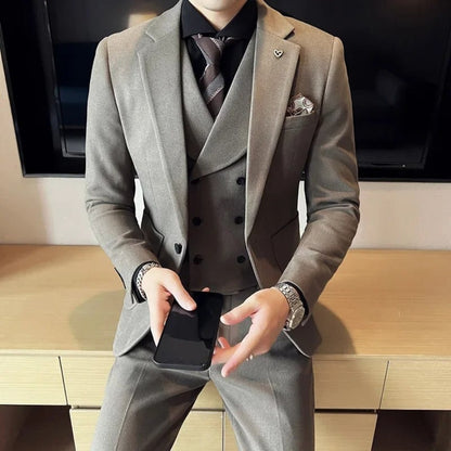 Men's Linnen Business Suit Formal | Office Wear - Image 6