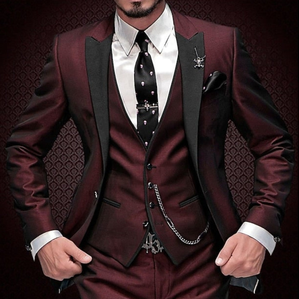 Men's Linnen Slim Fit Suit Formal Wear | Formal Suit - Image 1