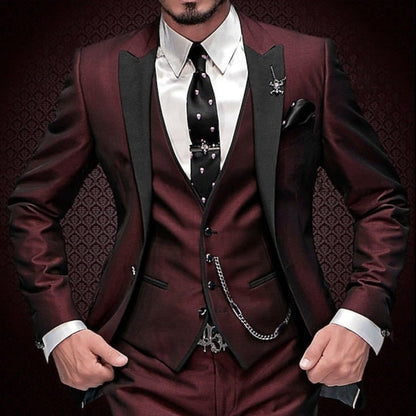 Men's Linnen Slim Fit Suit Formal Wear | Formal Suit - Image 1