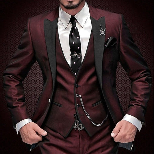 Men's Linnen Slim Fit Suit Formal Wear | Formal Suit - Image 1