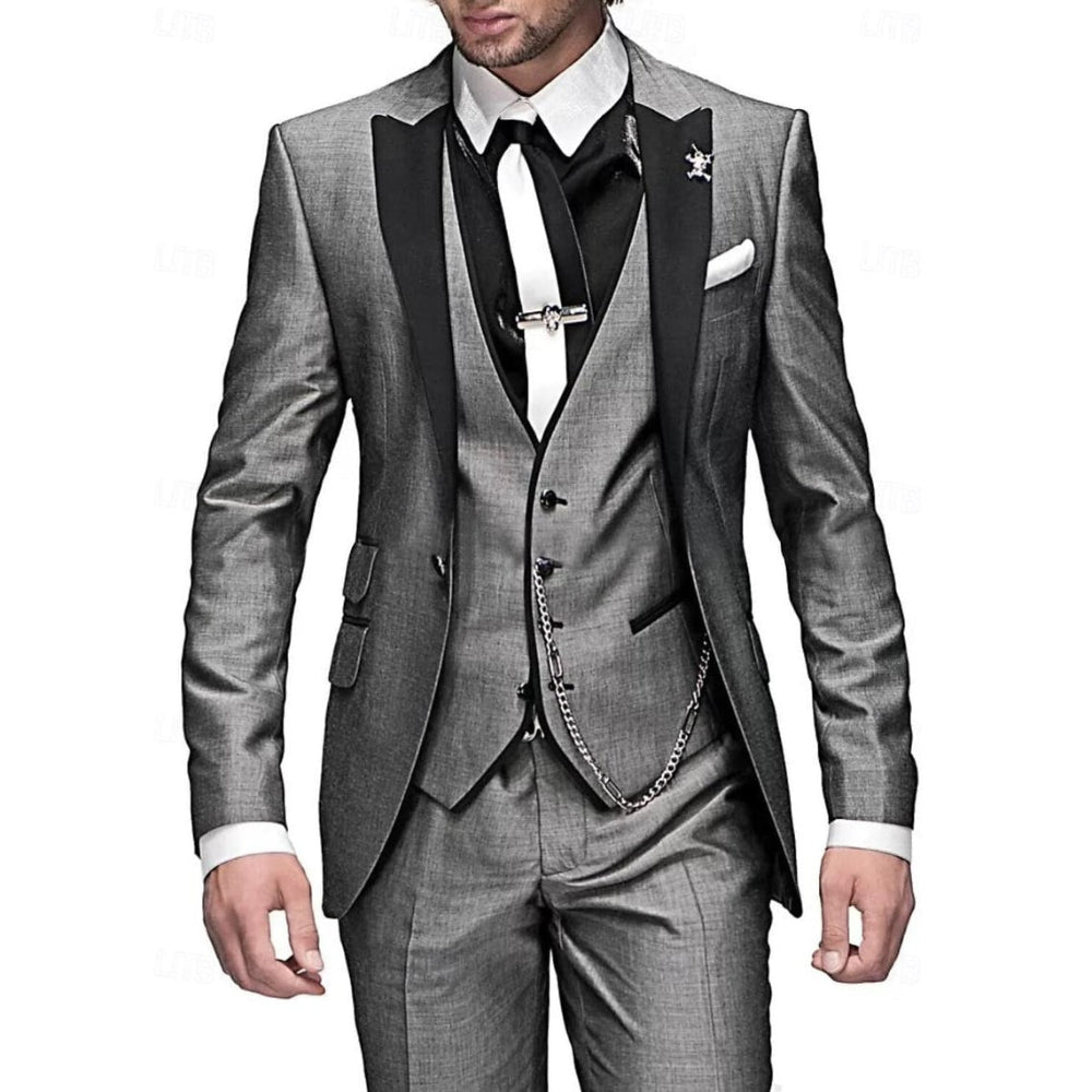 Men's Linnen Slim Fit Suit Formal Wear | Formal Suit - Image 6