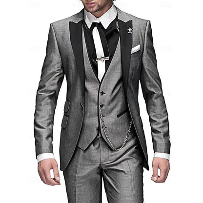 Men's Linnen Slim Fit Suit Formal Wear | Formal Suit - Image 6