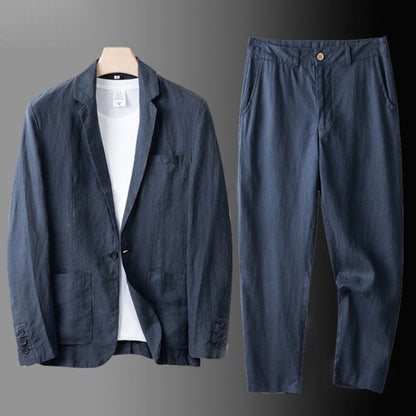 Men's Linnen Suit Casual Two-Piece | Summer Suit - Image 2
