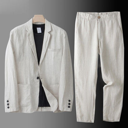 Men's Linnen Suit Casual Two-Piece | Summer Suit - Image 3