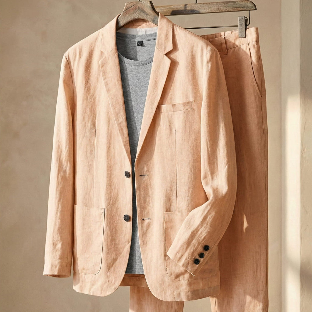 Men's Linnen Suits Casual Suit | Two-Piece - Image 1