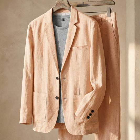 Men's Linnen Suits Casual Suit | Two-Piece - Image 1