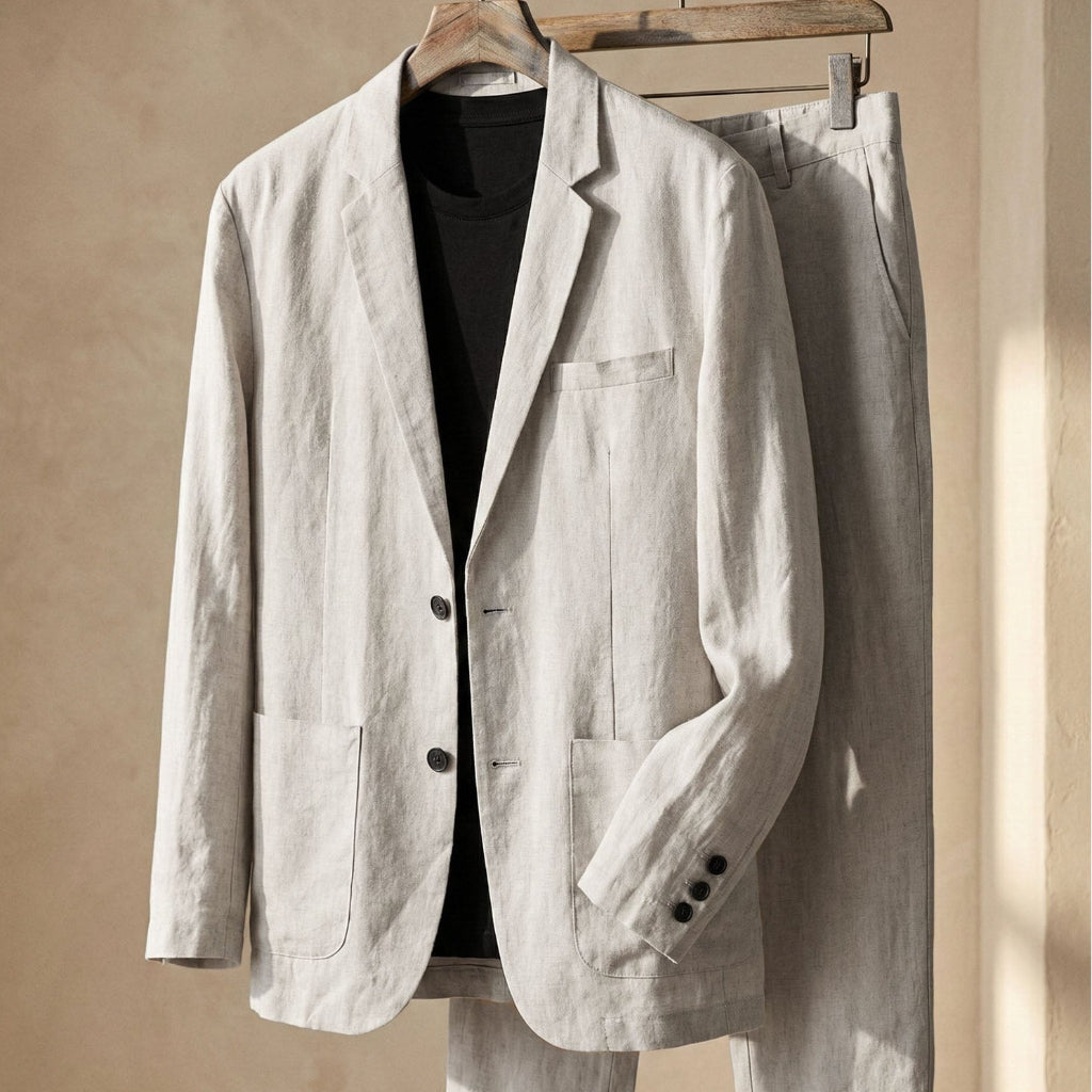 Men's Linnen Suits Casual Suit | Two-Piece - Image 4