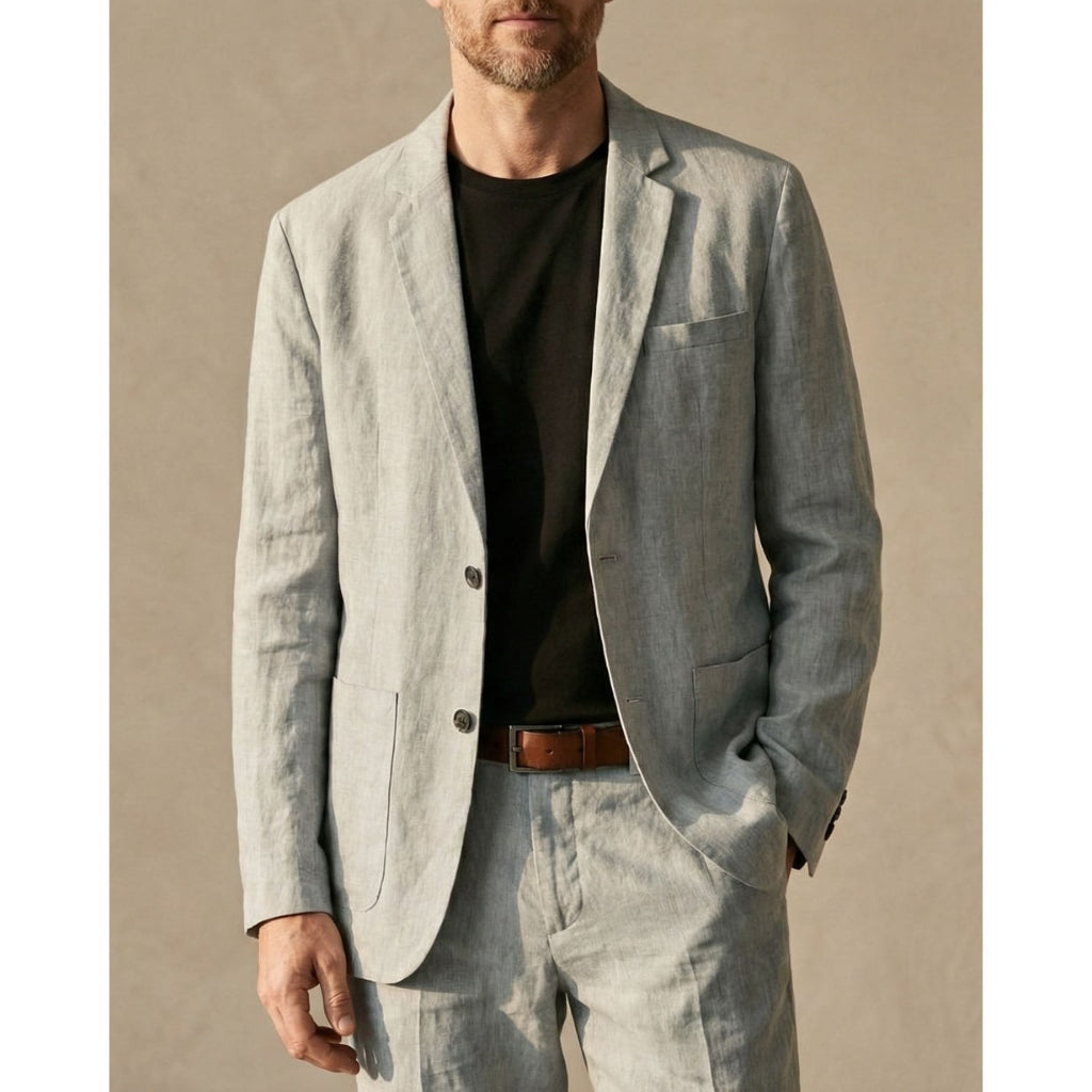 Men's Linnen Suits Casual Suit | Two-Piece - Image 9