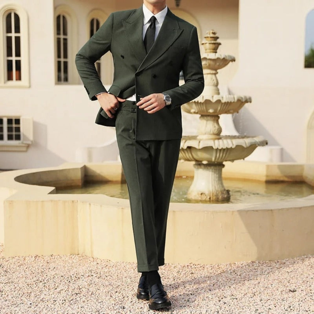 Men's Linnen Suits Double-Breasted | Wedding Formal - Image 4