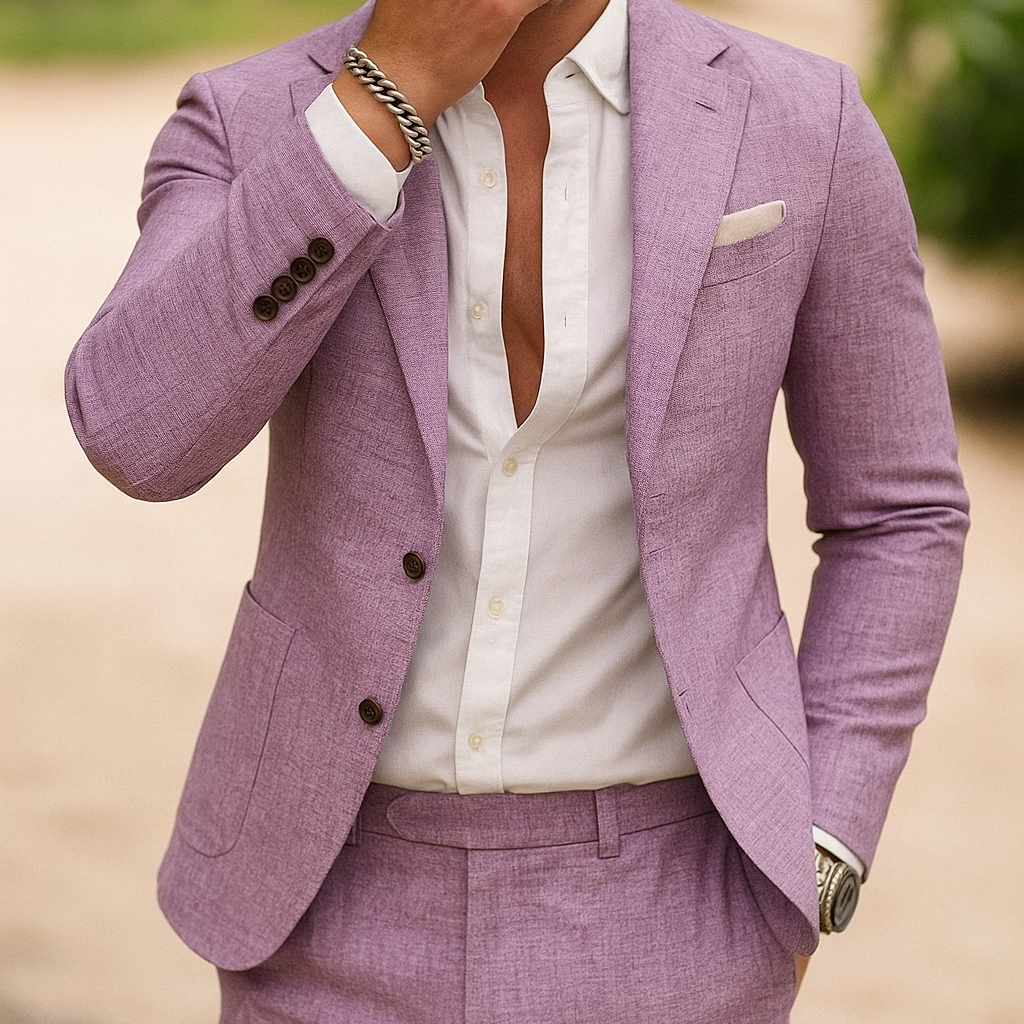 Men's Linnen Suits Formal Slim Fit | Wedding Wear - Image 8